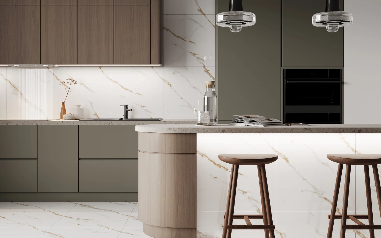 Коллекция Calacatta Sharp Gold