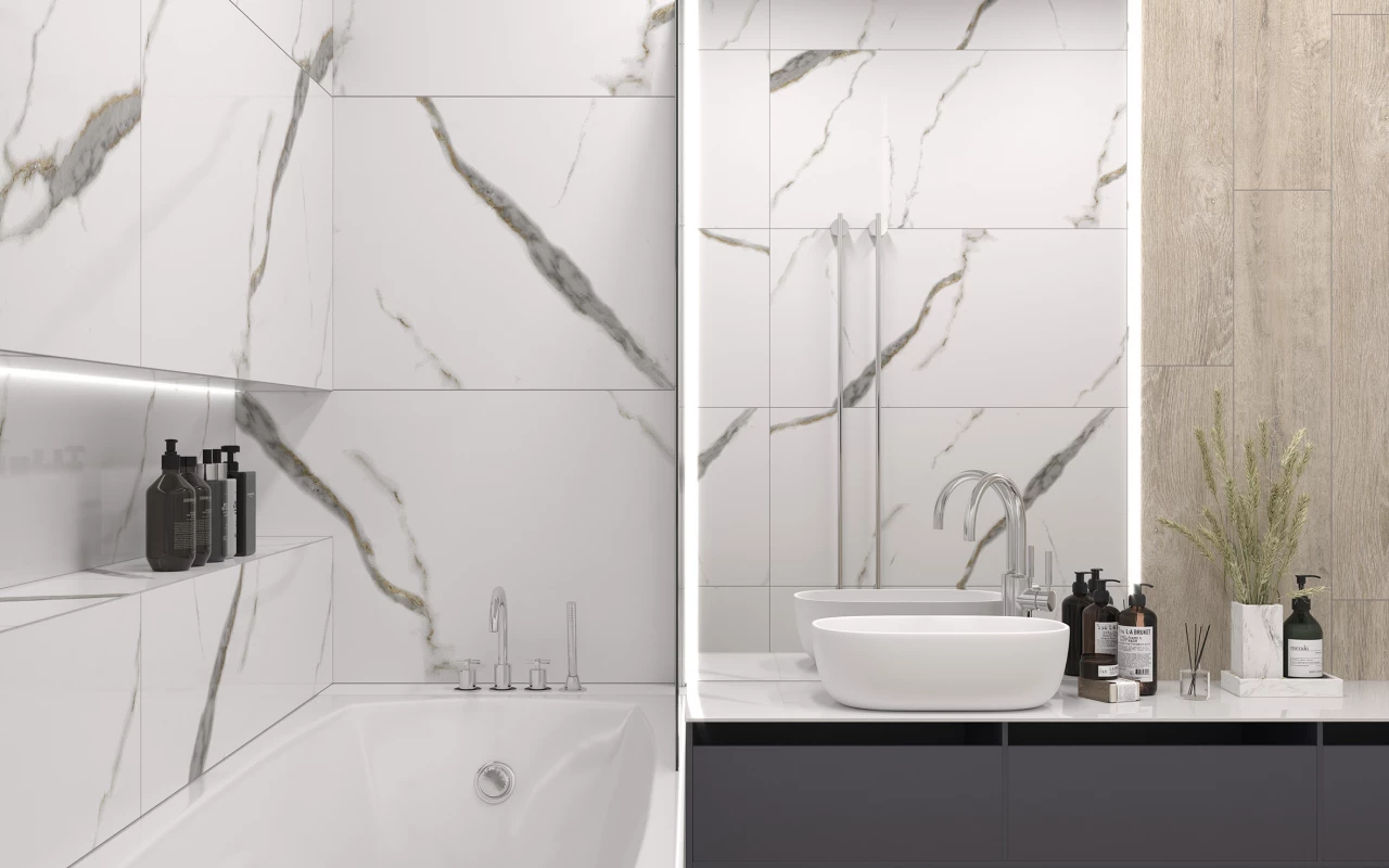 Коллекция Golden White Statuario