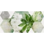 Фокус Плитка настенная зелёный ботаника 34090 25х50
