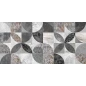 Фокус Плитка настенная серый узор 34085 25х50